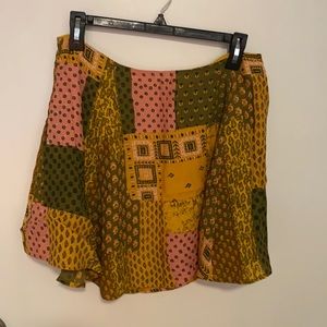 Patchwork Urban Outfitters Skirt Size L